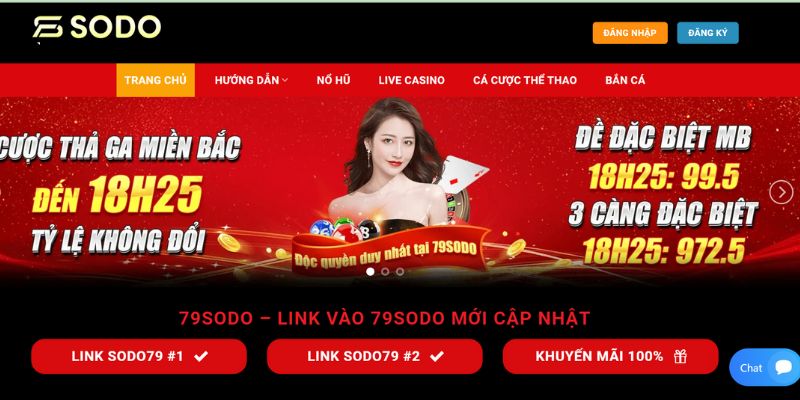 Giới thiệu 79sodo có web rất đẹp và dễ thu hút